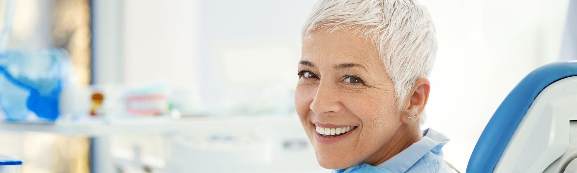 Dental Care for Older Adults blog banner image.